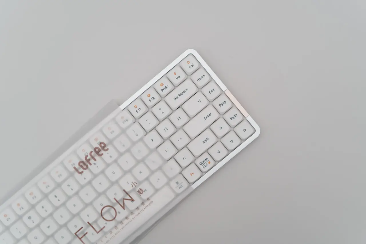 Lofree Flow キーボード ホワイト - PC周辺機器