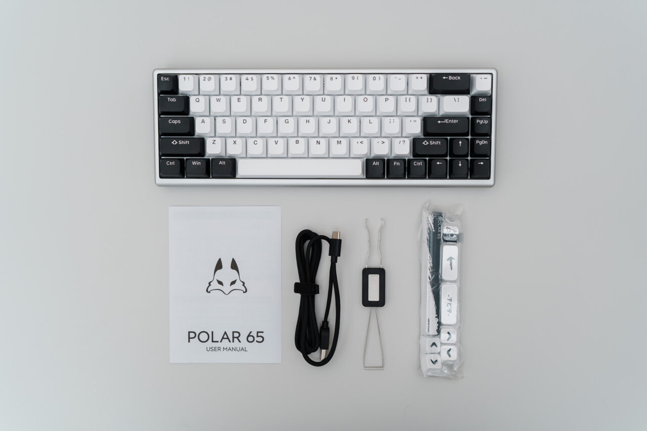 Arbiter Studio Polar 65 レビュー：ミニマルなデザインと打鍵感に